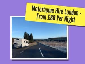 motorhome hire london