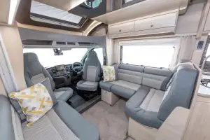Luxury Motorhome Hire - F72 Lounge