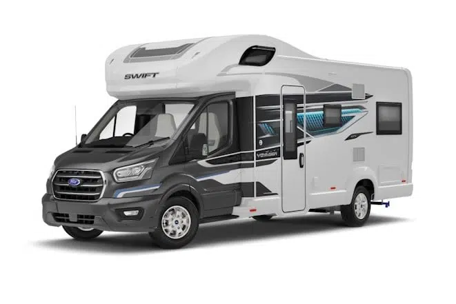 campervan hire Swift Voyager 485 external