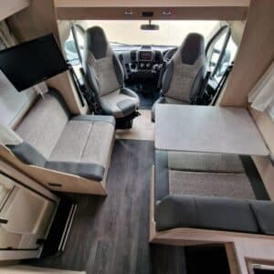 4 berth motorhome hire with Luna Motorhome Hire